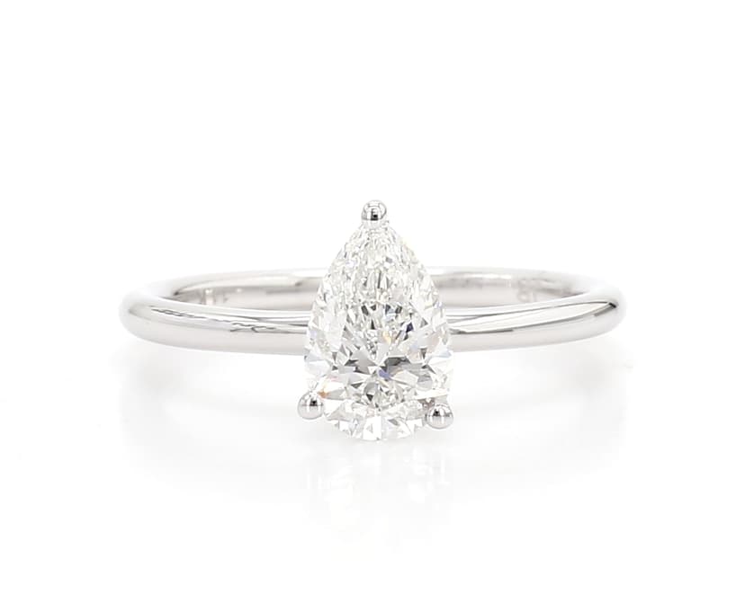 Pear Brilliant Cut Diamond Ring